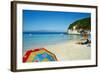 Vrika Beach, Antipaxos (Antipaxi), Ionian Islands, Greek Islands, Greece, Europe-Tuul-Framed Photographic Print