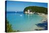 Vrika Beach, Antipaxos, Antipaxi, Ionian Islands, Greek Islands, Greece, Europe-Tuul-Stretched Canvas