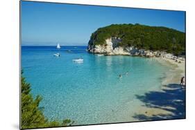 Vrika Beach, Antipaxos, Antipaxi, Ionian Islands, Greek Islands, Greece, Europe-Tuul-Mounted Photographic Print