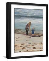 Vrouwenpolder Beach, the Netherlands-Kirstie Adamson-Framed Giclee Print