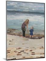 Vrouwenpolder Beach, the Netherlands-Kirstie Adamson-Mounted Giclee Print