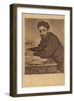 Vsevolod Garshin, Russian Short Story Writer-Ilya Efimovich Repin-Framed Giclee Print