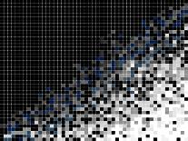 Abstract Pixel Mosaic Illustration-vska-Art Print