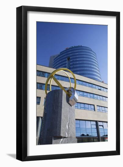 Vub Bank Building in City Business Centre, Bratislava, Slovakia, Europe-Ian Trower-Framed Photographic Print