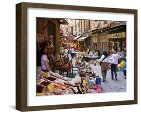 Vucciria Market, Palermo, Sicily, Italy, Europe-Levy Yadid-Framed Photographic Print