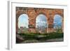 Vue a Travers Trois Des Arches Du Nord-Ouest Du Troisieme Etage Du Colisee De Rome  (View through-Christoffer-wilhelm Eckersberg-Framed Giclee Print