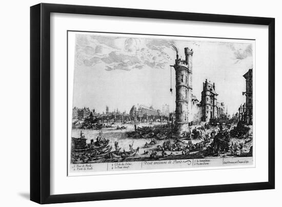 Vue Ancienne De Paris, C1615-1635-Jacques Callot-Framed Giclee Print