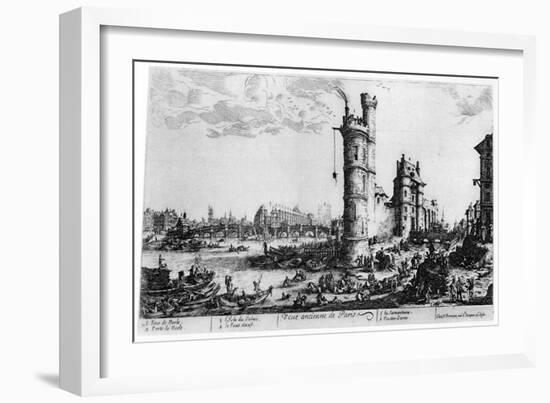 Vue Ancienne De Paris, C1615-1635-Jacques Callot-Framed Giclee Print