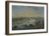 Vue cavalière de Paris au-dessus de l'Arsenal-Charles-Léopold de Grevenbroeck-Framed Giclee Print