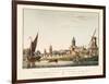 Vue D'Amsterdam No.14. De Haarlemmer Poort Van Buiten Te Zien. La Porte De Haarlem Prise Du Dehors-Cornelis de Kruyff-Framed Giclee Print