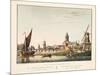 Vue D'Amsterdam No.14. De Haarlemmer Poort Van Buiten Te Zien. La Porte De Haarlem Prise Du Dehors-Cornelis de Kruyff-Mounted Giclee Print