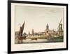 Vue D'Amsterdam No.14. De Haarlemmer Poort Van Buiten Te Zien. La Porte De Haarlem Prise Du Dehors-Cornelis de Kruyff-Framed Giclee Print