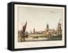 Vue D'Amsterdam No.14. De Haarlemmer Poort Van Buiten Te Zien. La Porte De Haarlem Prise Du Dehors-Cornelis de Kruyff-Framed Stretched Canvas