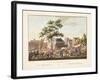 Vue D'Amsterdam No.15. De Botermarkt. Le Marché Au Beurre, 1825-Cornelis de Kruyff-Framed Giclee Print