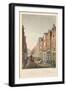 Vue D'Amsterdam No.2. De Kalverstraat Van De Gappersteeg Te Zien. Vue Du Kalverstraat Prise Du Gaap-null-Framed Giclee Print