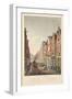 Vue D'Amsterdam No.2. De Kalverstraat Van De Gappersteeg Te Zien. Vue Du Kalverstraat Prise Du Gaap-null-Framed Giclee Print