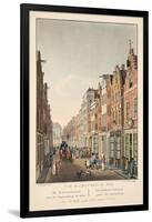 Vue D'Amsterdam No.2. De Kalverstraat Van De Gappersteeg Te Zien. Vue Du Kalverstraat Prise Du Gaap-null-Framed Giclee Print