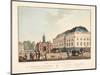 Vue D'Amsterdam No.20. De Hollandsche Schouwburg En De Leydsche Poort. Le Théatre Hollandais Et La-Cornelis de Kruyff-Mounted Giclee Print