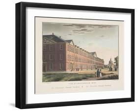 Vue D'Amsterdam No.21. De Caserne Oranje Nassau. La Caserne Orange Nassau, 1825-Cornelis de Kruyff-Framed Giclee Print