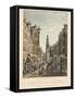 Vue D'Amsterdam No.22. De Kalverstraat-Cornelis de Kruyff-Framed Stretched Canvas