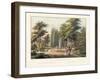 Vue D'Amsterdam No. 27, Het Park in De Plantage, Le Parc, 1825-Cornelis de Kruyff-Framed Giclee Print