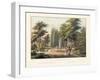 Vue D'Amsterdam No. 27, Het Park in De Plantage, Le Parc, 1825-Cornelis de Kruyff-Framed Giclee Print