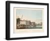 Vue D'Amsterdam No.34. De Binnen Amstel Bij De Heerengracht En De Blaauw-Brug. L'Amstel Le Heerengr-Cornelis de Kruyff-Framed Giclee Print