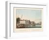 Vue D'Amsterdam No.34. De Binnen Amstel Bij De Heerengracht En De Blaauw-Brug. L'Amstel Le Heerengr-Cornelis de Kruyff-Framed Giclee Print