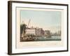 Vue D'Amsterdam No.34. De Binnen Amstel Bij De Heerengracht En De Blaauw-Brug. L'Amstel Le Heerengr-Cornelis de Kruyff-Framed Giclee Print