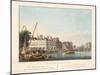 Vue D'Amsterdam No.34. De Binnen Amstel Bij De Heerengracht En De Blaauw-Brug. L'Amstel Le Heerengr-Cornelis de Kruyff-Mounted Giclee Print