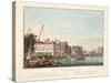 Vue D'Amsterdam No.34. De Binnen Amstel Bij De Heerengracht En De Blaauw-Brug. L'Amstel Le Heerengr-Cornelis de Kruyff-Stretched Canvas