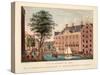 Vue D'Amsterdam No.35. Het Oude Zijds Heeren-Logement. La Maison Dite O.Z. Heeren-Logement, 1825-Cornelis de Kruyff-Stretched Canvas