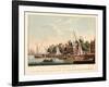 Vue D'Amsterdam No.36. Het Zeeregt En Kamperhoofd. Le Quai Dit Zeeregt Ou Kamperhoofd. Le Quai Dit-Cornelis de Kruyff-Framed Giclee Print