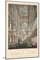 Vue D'Amsterdam No.37. De Groote Zaal Van Het Koninglijk Paleis. La Grande Salle Du Palais Roijal-Hendrik Gerrit ten Cate-Mounted Giclee Print