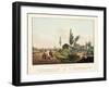 Vue D'Amsterdam No.39. De Tuin Land En Yzigt Buiten De Haarlemmer Poort. Le Jardin Dit Land En Yzig-Cornelis de Kruyff-Framed Giclee Print