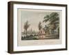 Vue D'Amsterdam No.4. De Weesperpoort Ran De Schans Te Zien. La Porte De Weesp Prise Du Rempart-Cornelis de Kruyff-Framed Giclee Print