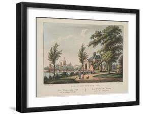 Vue D'Amsterdam No.4. De Weesperpoort Ran De Schans Te Zien. La Porte De Weesp Prise Du Rempart-Cornelis de Kruyff-Framed Giclee Print