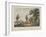 Vue D'Amsterdam No.4. De Weesperpoort Ran De Schans Te Zien. La Porte De Weesp Prise Du Rempart-Cornelis de Kruyff-Framed Giclee Print