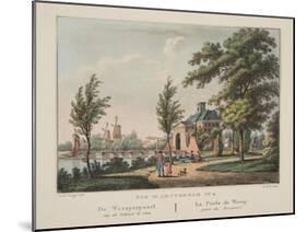 Vue D'Amsterdam No.4. De Weesperpoort Ran De Schans Te Zien. La Porte De Weesp Prise Du Rempart-Cornelis de Kruyff-Mounted Giclee Print
