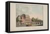 Vue D'Amsterdam No.6. Het Gebouw Der Maatschappij Felix Meritis. L'Academie Des Arts Dite Felix Mer-Cornelis de Kruyff-Framed Stretched Canvas