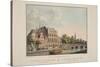 Vue D'Amsterdam No.6. Het Gebouw Der Maatschappij Felix Meritis. L'Academie Des Arts Dite Felix Mer-Cornelis de Kruyff-Stretched Canvas