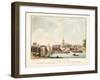 Vue D'Amsterdam No.8. De Hooge of Amstel Sluis. Le Pont De L'Amstel, 1825-Cornelis de Kruyff-Framed Giclee Print