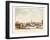 Vue D'Amsterdam No.8. De Hooge of Amstel Sluis. Le Pont De L'Amstel, 1825-Cornelis de Kruyff-Framed Giclee Print