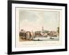 Vue D'Amsterdam No.8. De Hooge of Amstel Sluis. Le Pont De L'Amstel, 1825-Cornelis de Kruyff-Framed Giclee Print