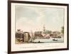 Vue D'Amsterdam No.8. De Hooge of Amstel Sluis. Le Pont De L'Amstel, 1825-Cornelis de Kruyff-Framed Giclee Print