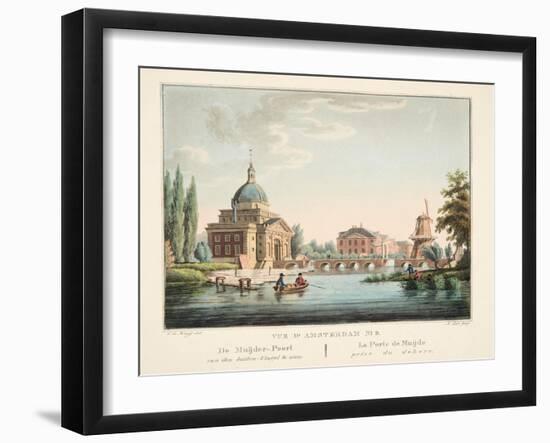 Vue D'Amsterdam No.9. De Muijder-Poort Ran Den Buiten-Cingel Te Zien. La Porte De Muijde Prise Du D-Cornelis de Kruyff-Framed Giclee Print