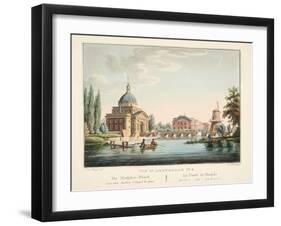 Vue D'Amsterdam No.9. De Muijder-Poort Ran Den Buiten-Cingel Te Zien. La Porte De Muijde Prise Du D-Cornelis de Kruyff-Framed Giclee Print