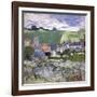 Vue D'auvers Sur Oise (Auvers-Sur-Oise) (France) - Peinture De Vincent Van Gogh (1853-1890), Huile-Vincent van Gogh-Framed Giclee Print