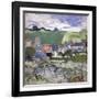 Vue D'auvers Sur Oise (Auvers-Sur-Oise) (France) - Peinture De Vincent Van Gogh (1853-1890), Huile-Vincent van Gogh-Framed Giclee Print