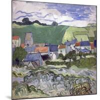 Vue D'auvers Sur Oise (Auvers-Sur-Oise) (France) - Peinture De Vincent Van Gogh (1853-1890), Huile-Vincent van Gogh-Mounted Giclee Print